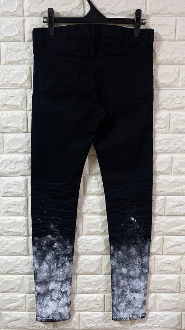 JACKROSE Stretch Paint Skinny Denim - Black - Size 29 - Y2K