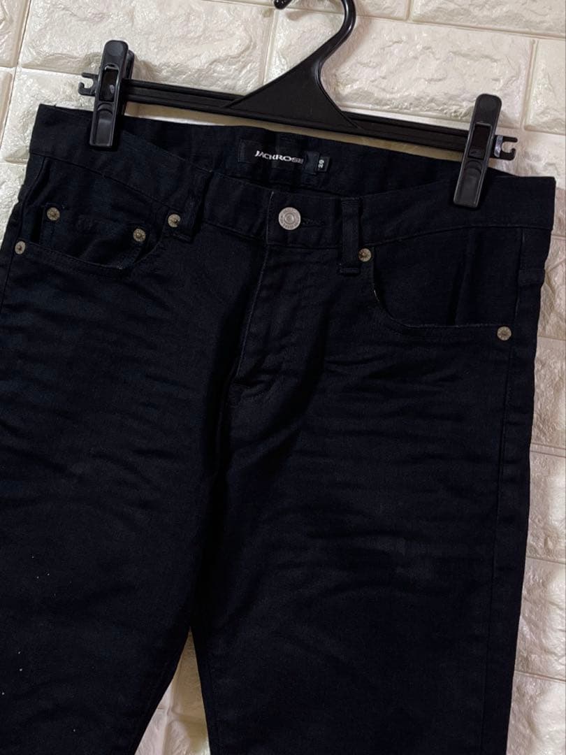 JACKROSE Stretch Paint Skinny Denim - Black - Size 29 - Y2K